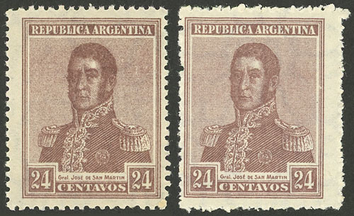 Lot 217 - Argentina general issues -  Guillermo Jalil - Philatino Auction # 2518 ARGENTINA: 