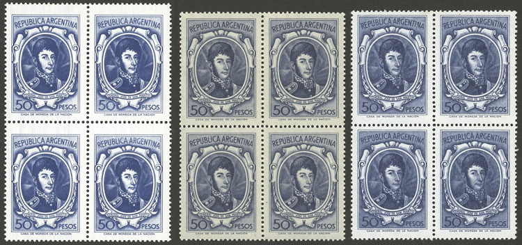 Lot 572 - Argentina general issues -  Guillermo Jalil - Philatino Auction # 2518 ARGENTINA: 