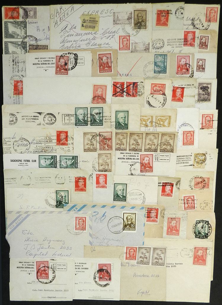 Lot 908 - Argentina postal history -  Guillermo Jalil - Philatino Auction # 2518 ARGENTINA: 
