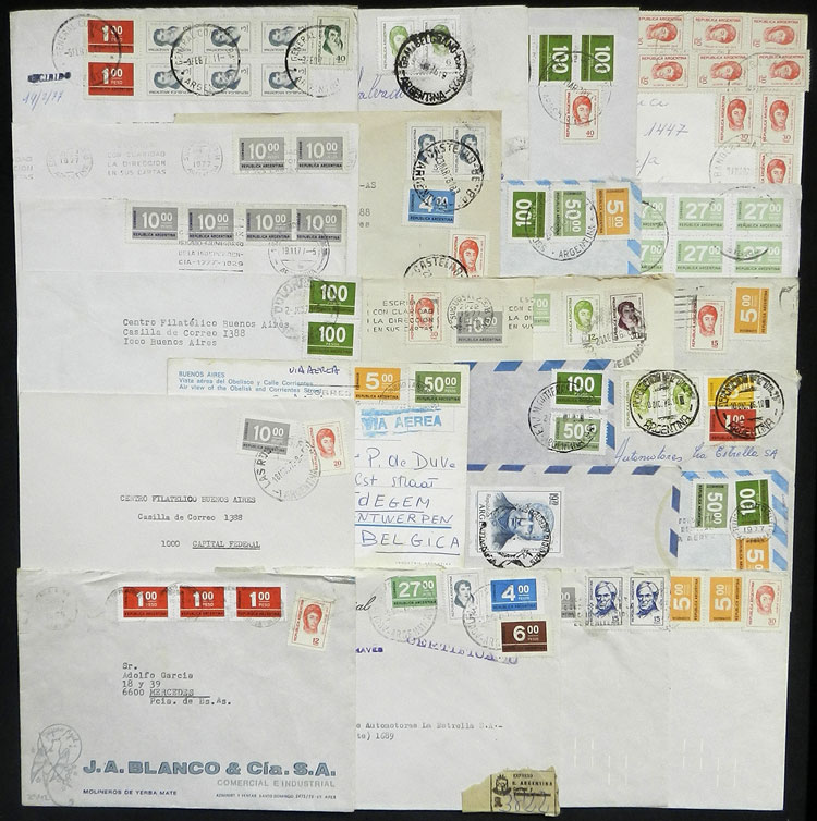 Lot 923 - Argentina postal history -  Guillermo Jalil - Philatino Auction # 2518 ARGENTINA: 