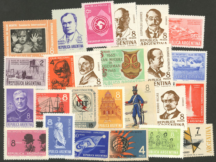 Lot 551 - Argentina general issues -  Guillermo Jalil - Philatino Auction # 2518 ARGENTINA: 