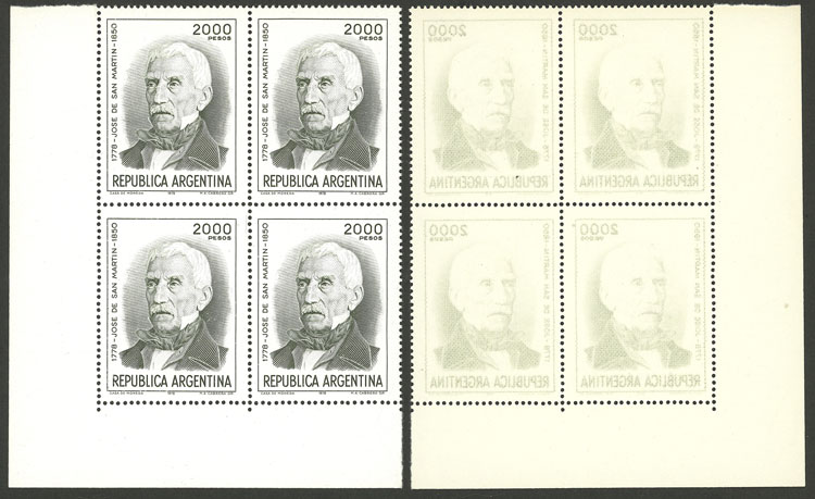 Lot 637 - Argentina general issues - Guillermo Jalil - Philatino Auction # 2518 ARGENTINA: Lot 637 - Argentina general issues - Guillermo Jalil - Philatino Auction # 2518 ARGENTINA: