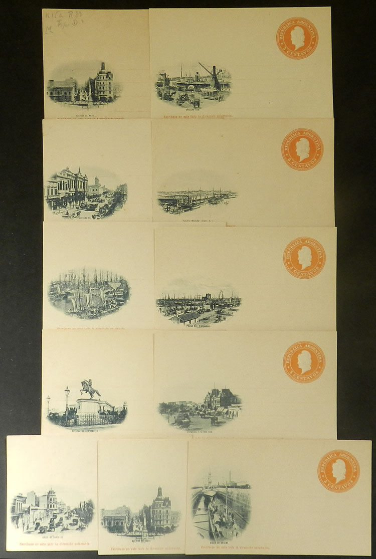 Lot 843 - Argentina Postal stationery - Guillermo Jalil - Philatino Auction # 2518 ARGENTINA: Lot 843 - Argentina Postal stationery - Guillermo Jalil - Philatino Auction # 2518 ARGENTINA: