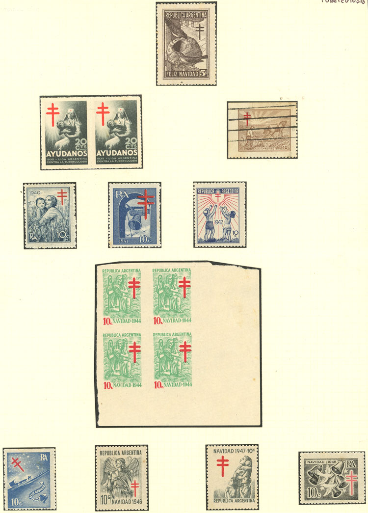 Lot 945 - Argentina cinderellas -  Guillermo Jalil - Philatino Auction # 2518 ARGENTINA: 