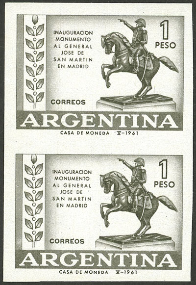 Lot 535 - Argentina general issues - Guillermo Jalil - Philatino Auction # 2518 ARGENTINA: Lot 535 - Argentina general issues - Guillermo Jalil - Philatino Auction # 2518 ARGENTINA: