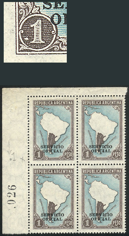 Lot 822 - Argentina official stamps - Guillermo Jalil - Philatino Auction # 2518 ARGENTINA: Lot 822 - Argentina official stamps - Guillermo Jalil - Philatino Auction # 2518 ARGENTINA: