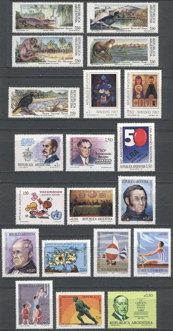 Lot 663 - Argentina general issues -  Guillermo Jalil - Philatino Auction # 2518 ARGENTINA: 