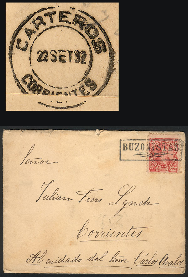 Lot 863 - Argentina postal history -  Guillermo Jalil - Philatino Auction # 2518 ARGENTINA: 