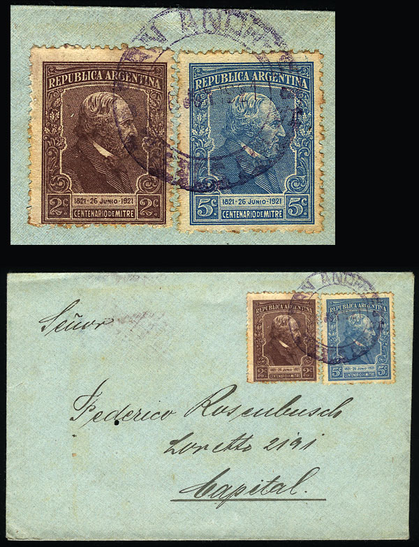 Lot 876 - Argentina postal history - Guillermo Jalil - Philatino Auction # 2518 ARGENTINA: Lot 876 - Argentina postal history - Guillermo Jalil - Philatino Auction # 2518 ARGENTINA: