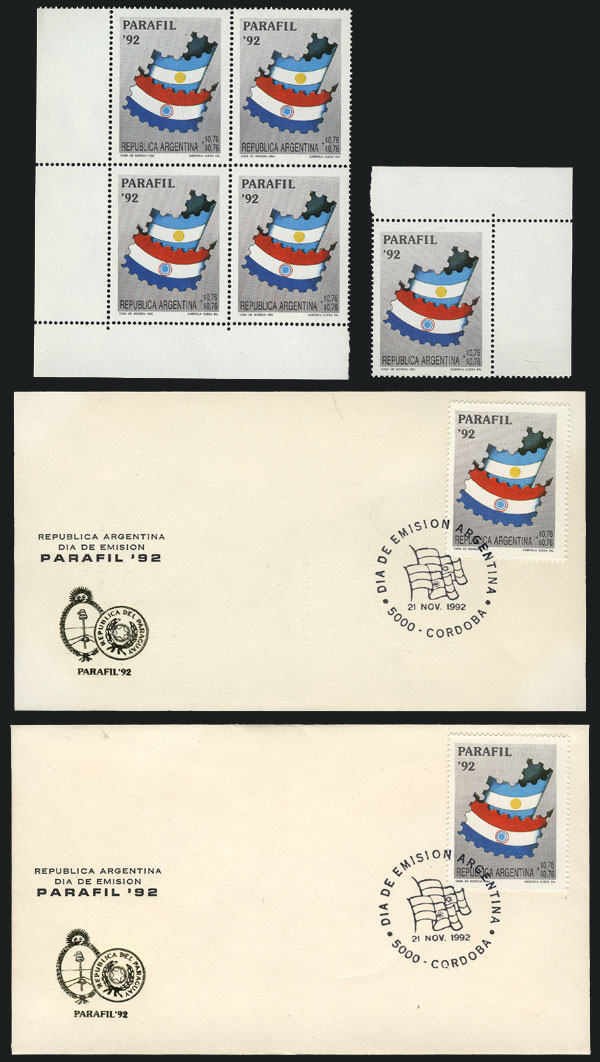Lot 677 - Argentina general issues -  Guillermo Jalil - Philatino Auction # 2518 ARGENTINA: 