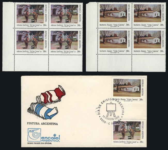 Lot 679 - Argentina general issues -  Guillermo Jalil - Philatino Auction # 2518 ARGENTINA: 