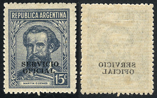 Lot 824 - Argentina official stamps - Guillermo Jalil - Philatino Auction # 2518 ARGENTINA: Lot 824 - Argentina official stamps - Guillermo Jalil - Philatino Auction # 2518 ARGENTINA: