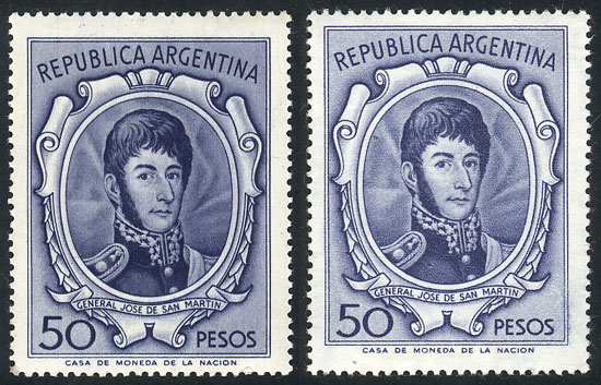 Lot 570 - Argentina general issues -  Guillermo Jalil - Philatino Auction # 2518 ARGENTINA: 