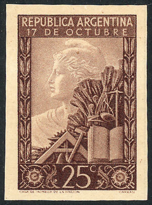 Lot 421 - Argentina general issues - Guillermo Jalil - Philatino Auction # 2518 ARGENTINA: Lot 421 - Argentina general issues - Guillermo Jalil - Philatino Auction # 2518 ARGENTINA: