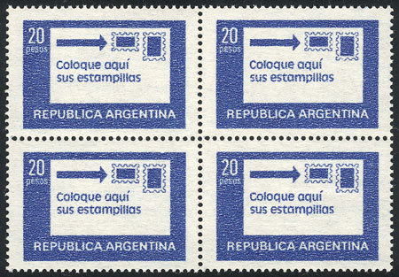 Lot 630 - Argentina general issues - Guillermo Jalil - Philatino Auction # 2518 ARGENTINA: Lot 630 - Argentina general issues - Guillermo Jalil - Philatino Auction # 2518 ARGENTINA:
