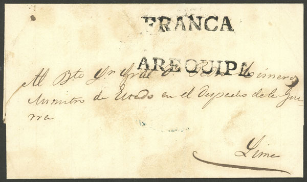 Lot 259 - Peru prephilately -  Guillermo Jalil - Philatino Auction # 2519 WORLDWIDE + ARGENTINA: Special May auction