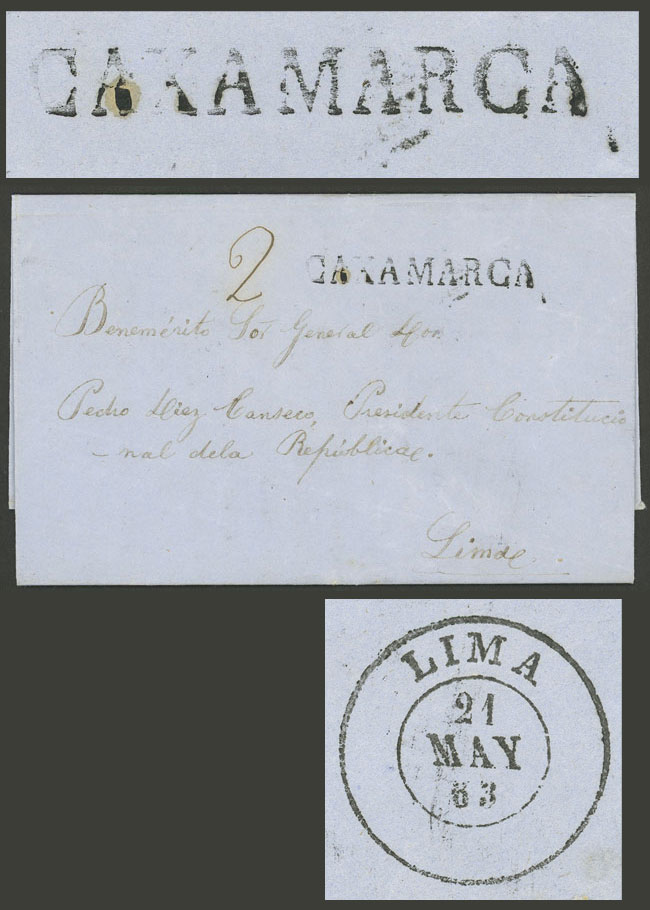 Lot 260 - Peru prephilately -  Guillermo Jalil - Philatino Auction # 2519 WORLDWIDE + ARGENTINA: Special May auction