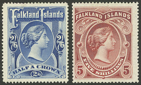Lot 210 - falkland islands/malvinas general issues -  Guillermo Jalil - Philatino Auction # 2519 WORLDWIDE + ARGENTINA: Special May auction