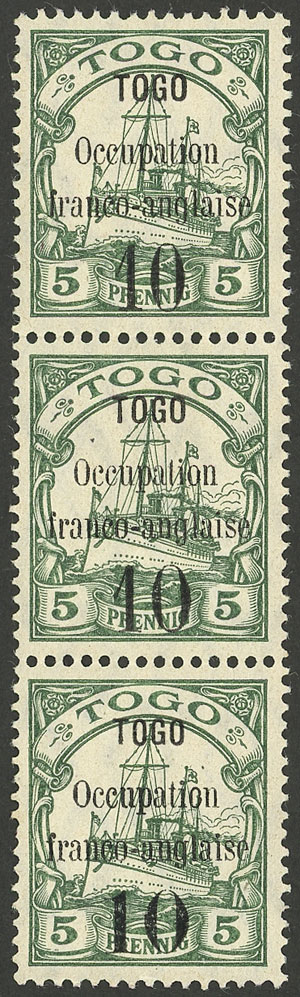Lot 300 - togo general issues -  Guillermo Jalil - Philatino Auction # 2519 WORLDWIDE + ARGENTINA: Special May auction
