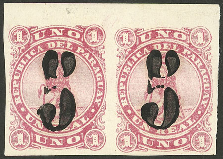 Lot 227 - Paraguay general issues -  Guillermo Jalil - Philatino Auction # 2519 WORLDWIDE + ARGENTINA: Special May auction