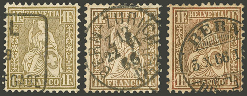 Lot 294 - Switzerland general issues - Guillermo Jalil - Philatino Auction # 2519 WORLDWIDE + ARGENTINA: Special May auction Lot 294 - Switzerland general issues - Guillermo Jalil - Philatino Auction # 2519 WORLDWIDE + ARGENTINA: Special May auction