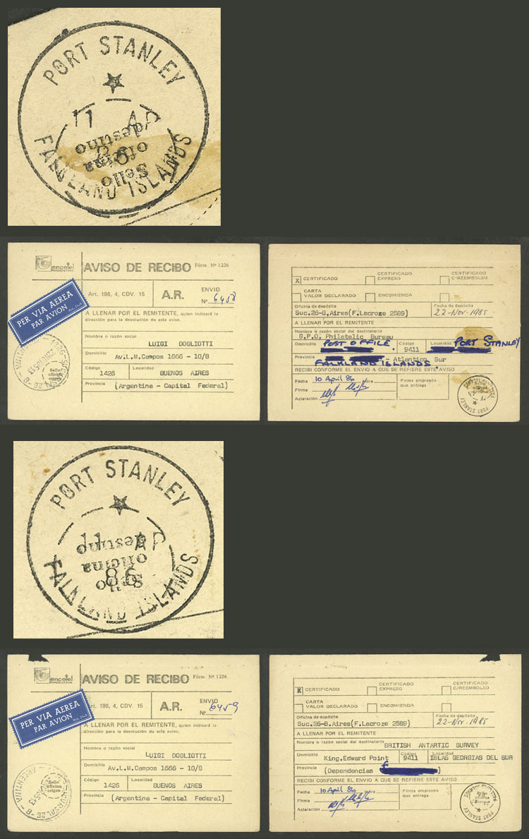 Lot 213 - falkland islands/malvinas postal history -  Guillermo Jalil - Philatino Auction # 2519 WORLDWIDE + ARGENTINA: Special May auction
