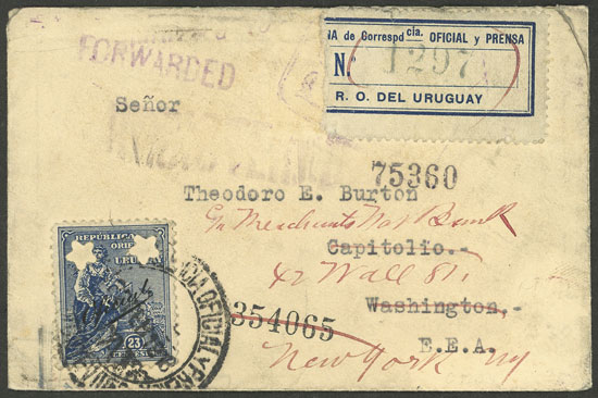 Lot 315 - Uruguay official stamps -  Guillermo Jalil - Philatino Auction # 2519 WORLDWIDE + ARGENTINA: Special May auction