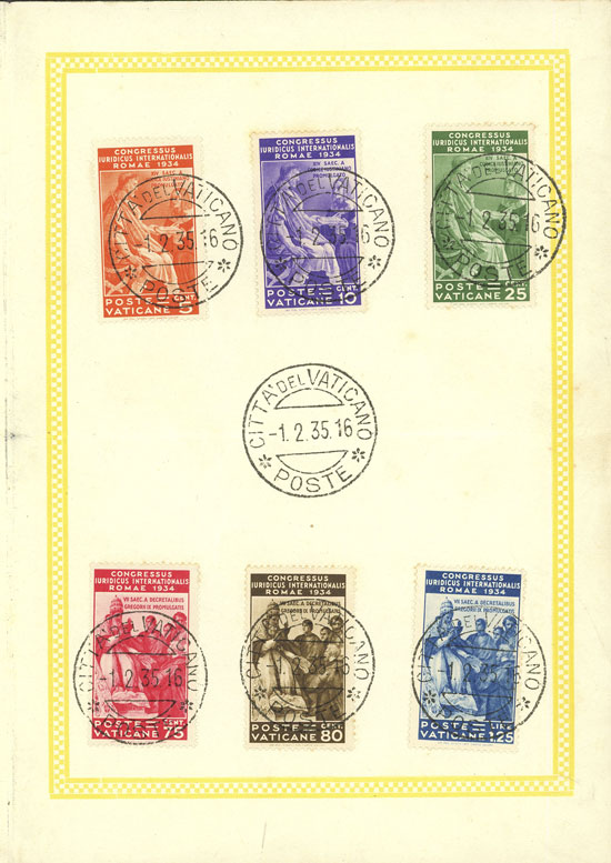 Lot 318 - vatican general issues -  Guillermo Jalil - Philatino Auction # 2519 WORLDWIDE + ARGENTINA: Special May auction