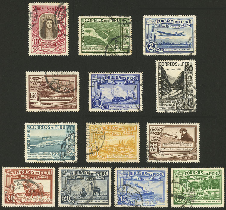Lot 257 - Peru airmail -  Guillermo Jalil - Philatino Auction # 2519 WORLDWIDE + ARGENTINA: Special May auction