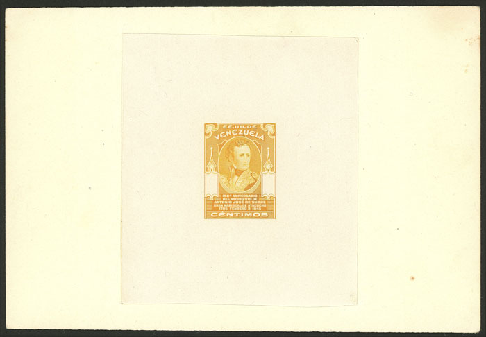 Lot 319 - Venezuela general issues -  Guillermo Jalil - Philatino Auction # 2519 WORLDWIDE + ARGENTINA: Special May auction