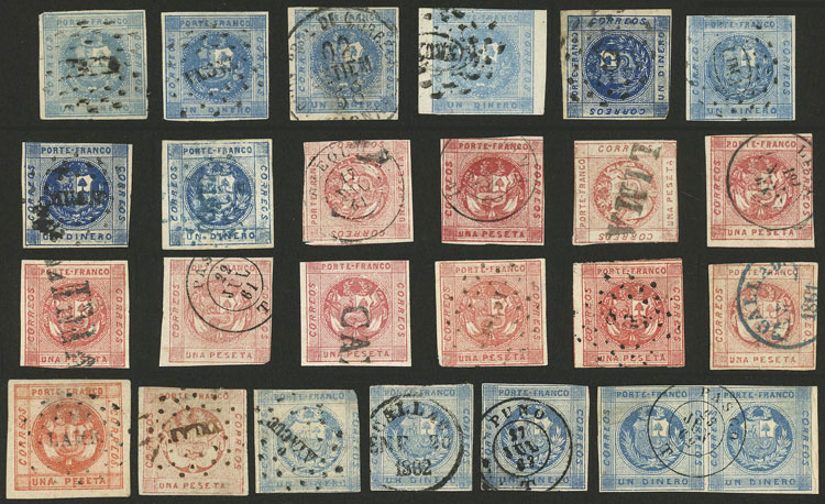 Lot 283 - Peru Lots and Collections - Guillermo Jalil - Philatino Auction # 2519 WORLDWIDE + ARGENTINA: Special May auction Lot 283 - Peru Lots and Collections - Guillermo Jalil - Philatino Auction # 2519 WORLDWIDE + ARGENTINA: Special May auction