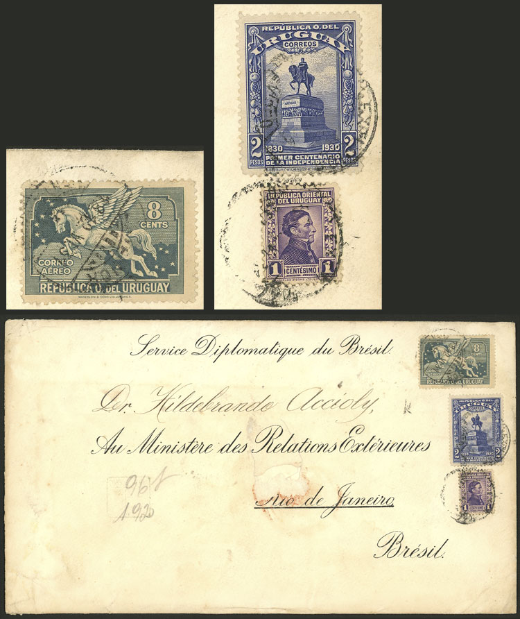 Lot 316 - Uruguay postal history -  Guillermo Jalil - Philatino Auction # 2519 WORLDWIDE + ARGENTINA: Special May auction