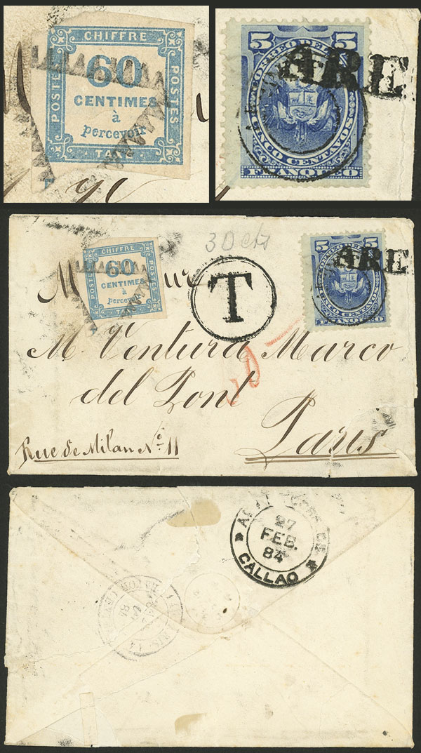 Lot 258 - Peru local stamps -  Guillermo Jalil - Philatino Auction # 2519 WORLDWIDE + ARGENTINA: Special May auction