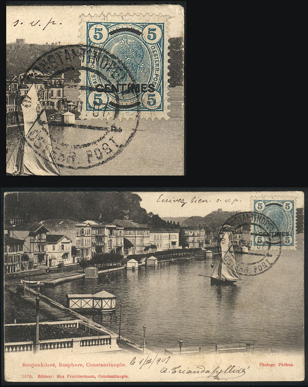 Lot 309 - Turkey postal history - Guillermo Jalil - Philatino Auction # 2519 WORLDWIDE + ARGENTINA: Special May auction Lot 309 - Turkey postal history - Guillermo Jalil - Philatino Auction # 2519 WORLDWIDE + ARGENTINA: Special May auction