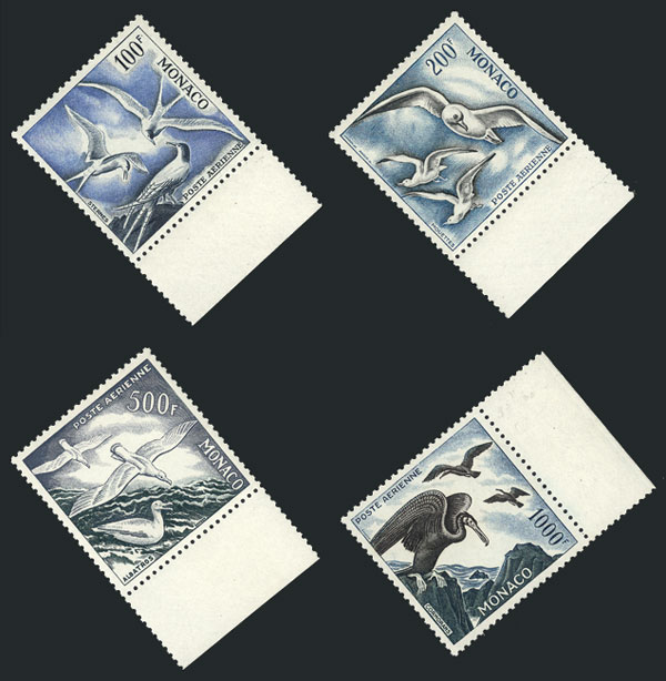 Lot 221 - Monaco airmail -  Guillermo Jalil - Philatino Auction # 2519 WORLDWIDE + ARGENTINA: Special May auction
