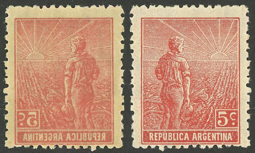 Lot 222 - Argentina general issues -  Guillermo Jalil - Philatino Auction # 2521 ARGENTINA: 
