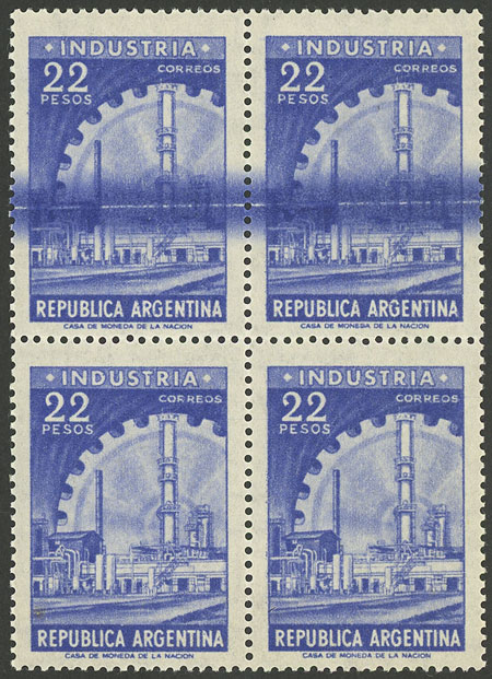 Lot 571 - Argentina general issues -  Guillermo Jalil - Philatino Auction # 2521 ARGENTINA: 