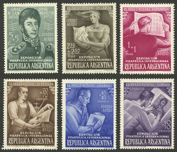 Lot 396 - Argentina general issues -  Guillermo Jalil - Philatino Auction # 2521 ARGENTINA: 