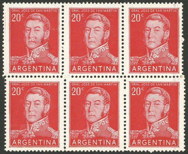 Lot 476 - Argentina general issues -  Guillermo Jalil - Philatino Auction # 2521 ARGENTINA: 