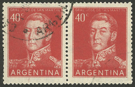Lot 492 - Argentina general issues -  Guillermo Jalil - Philatino Auction # 2521 ARGENTINA: 