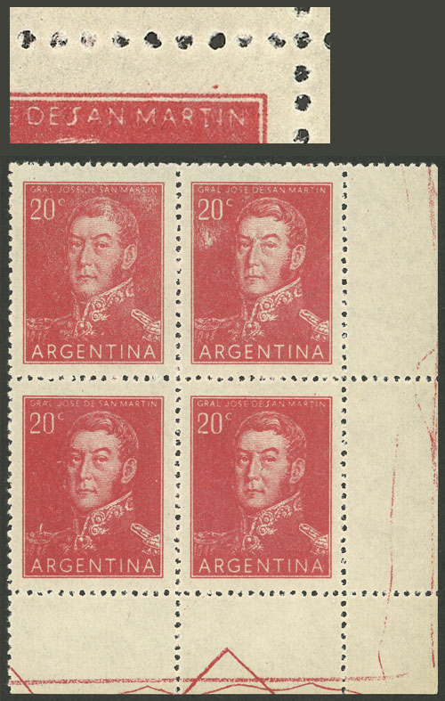 Lot 482 - Argentina general issues -  Guillermo Jalil - Philatino Auction # 2521 ARGENTINA: 