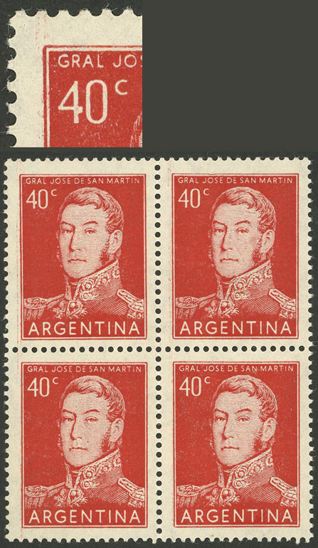 Lot 488 - Argentina general issues -  Guillermo Jalil - Philatino Auction # 2521 ARGENTINA: 