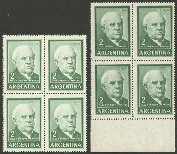 Lot 551 - Argentina general issues -  Guillermo Jalil - Philatino Auction # 2521 ARGENTINA: 