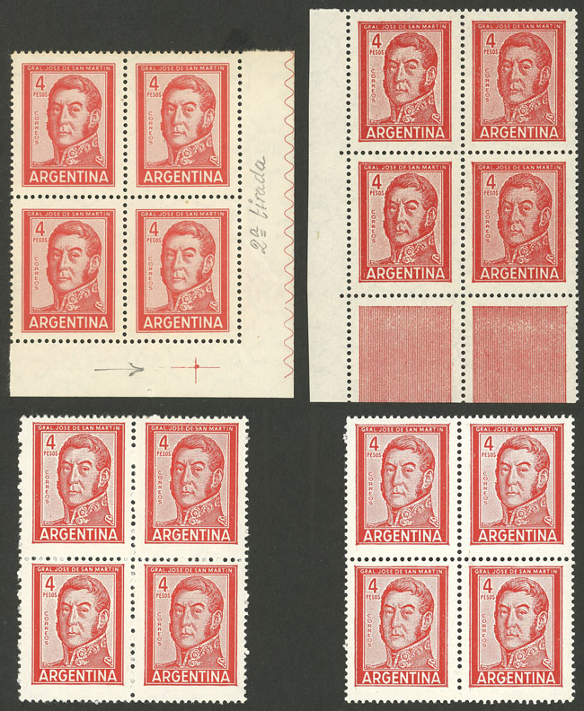 Lot 558 - Argentina general issues -  Guillermo Jalil - Philatino Auction # 2521 ARGENTINA: 
