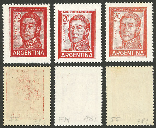 Lot 626 - Argentina general issues -  Guillermo Jalil - Philatino Auction # 2521 ARGENTINA: 
