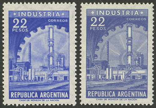 Lot 572 - Argentina general issues -  Guillermo Jalil - Philatino Auction # 2521 ARGENTINA: 