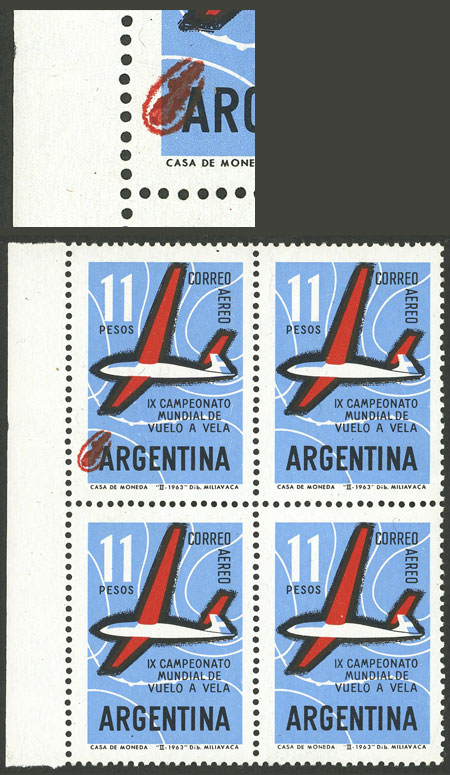 Lot 595 - Argentina general issues - Guillermo Jalil - Philatino Auction # 2521 ARGENTINA: Lot 595 - Argentina general issues - Guillermo Jalil - Philatino Auction # 2521 ARGENTINA: