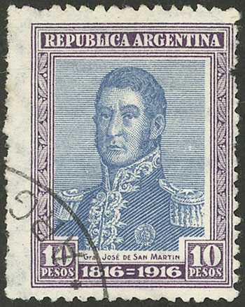 Lot 228 - Argentina general issues -  Guillermo Jalil - Philatino Auction # 2521 ARGENTINA: 