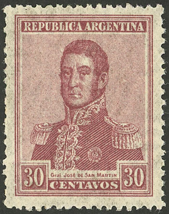 Lot 237 - Argentina general issues -  Guillermo Jalil - Philatino Auction # 2521 ARGENTINA: 
