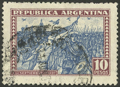Lot 274 - Argentina general issues -  Guillermo Jalil - Philatino Auction # 2521 ARGENTINA: 